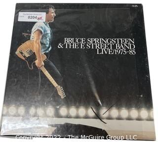 Classic Rock Vinyl Record Album: Bruce Springsteen & The E Street Band - "Live" Columbia CSM40558