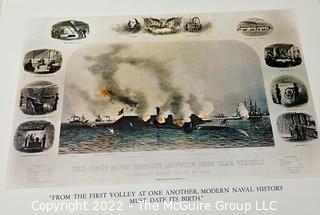 Series of Large Format Color Prints "Our Navy in Action" prepared by The Naval History Division 