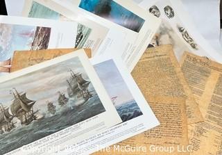 Series of Large Format Color Prints "Our Navy in Action" prepared by The Naval History Division 