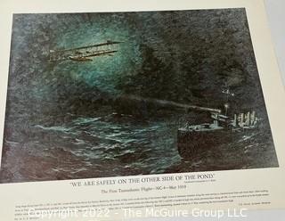 Series of Large Format Color Prints "Our Navy in Action" prepared by The Naval History Division 