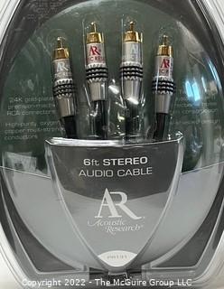 Audio Visual Equipment: Acoustic Research PR111 "F" video cable Gold Plated (X4)