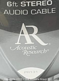 Audio Visual Equipment: Acoustic Research PR111 "F" video cable Gold Plated (X4)