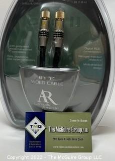 Audio Visual Equipment: Acoustic Research PR111 "F" video cable Gold Plated (X4)