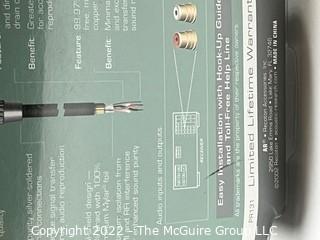 Audio Visual Equipment: Acoustic Research PR111 "F" video cable Gold Plated (X4)