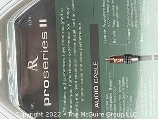 Audio Visual Equipment: Acoustic Research PR111 "F" video cable Gold Plated (X4)