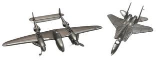 Danbury Mint Pewter Model Aircraft