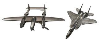 Danbury Mint Pewter Model Aircraft