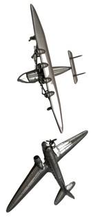 Danbury Mint Pewter Model Aircraft