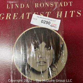 Classic Vinyl Record Albums:  Linda Ronstadt (x3) & Kenny Rogers