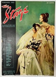 February 1935 Edition of The Stage Magazine