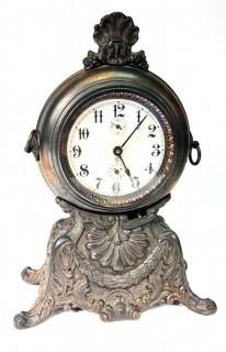 Cast Iron Shelf Clock, Gilbert Clock Co. Windsor CT 