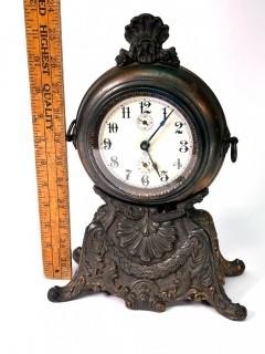 Cast Iron Shelf Clock, Gilbert Clock Co. Windsor CT 