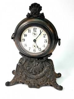 Cast Iron Shelf Clock, Gilbert Clock Co. Windsor CT 