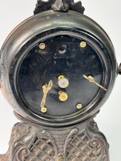 Cast Iron Shelf Clock, Gilbert Clock Co. Windsor CT 