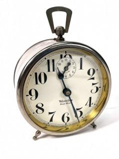 Silver Westclox Big Ben Alarm Clock with Legs 