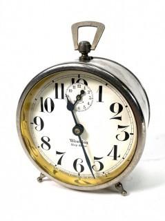 Silver Westclox Big Ben Alarm Clock with Legs 