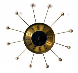 Mid-Century Modern Welby Atomic Starburst Wall Clock