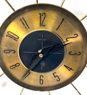 Mid-Century Modern Welby Atomic Starburst Wall Clock