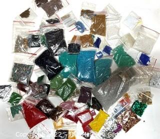 Group of Glass Seed Beads