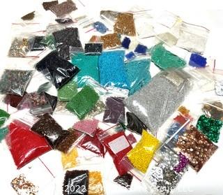 Group of Glass Seed Beads