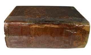 Leather Bound Family Bible with Family Record, Henry Bill Publishing Co. 1885 