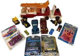 Group of Vintage Toy Cars and Vehicles. 