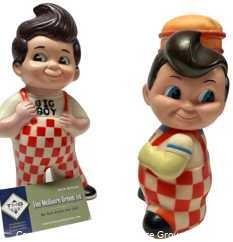 Two (2) Bobs Big Boy Restaurant Promotion Coin Banks. 