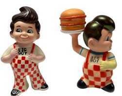 Two (2) Bobs Big Boy Restaurant Promotion Coin Banks. 