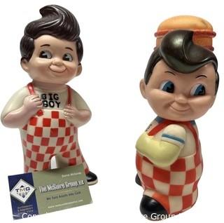 Two (2) Bobs Big Boy Restaurant Promotion Coin Banks. 