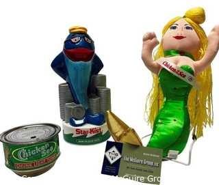 Three (3) Promotional Toys for Chicken of the Sea and Star Kiss Tuna.