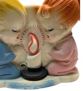 Two (2) Alan Jay  Rubber Nursery Night Light Lamps. 