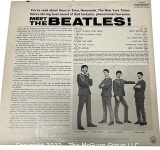 Classic Rock Vinyl Record Album: The Beatles "Meet The Beatles!"