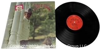 (2) Vinyl Record Albums by Tom T. Hall "For The People In The Last Hard Town" and "The Rhymer and Other Five and Dimers"