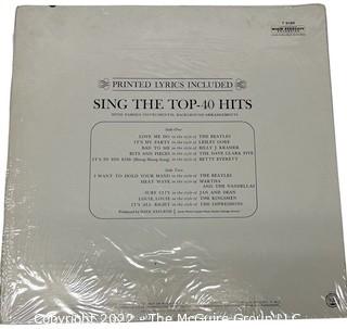 Classic Rock Vinyl Record Album: Unknown Artist "The Top-40 Song Book"