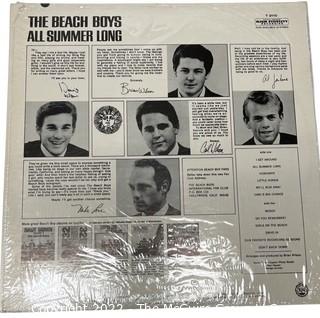 Classic Rock Vinyl Record Album: The Beach Boys "All Summer Long"