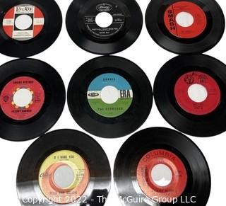 Classic Rock Vinyl 45 RPM Records:: Dickey Lee, The Angels, Diane Ray, Bernadette Carroll, Freddy Cannon, The Bermudas, Paul Revere and the Raiders, Peter And Gordon