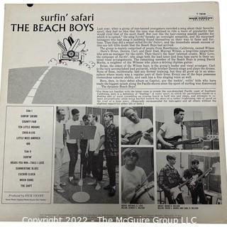 Classic Rock Vinyl Record Album: The Beach Boys "Surfin' Safari"