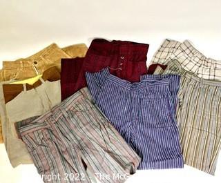 Group of Groovy 1960's Boy Teens Pants.  Unsized.