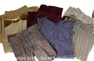 Group of Groovy 1960's Boy Teens Pants.  Unsized.