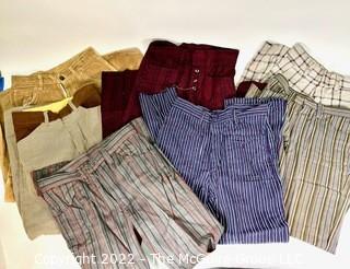 Group of Groovy 1960's Boy Teens Pants.  Unsized.