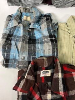 Vintage Boys Flannel Shirts and Sports Coats