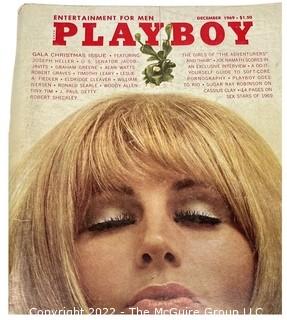 Eight (8) Vintage Playboy Magazines circa 1960's