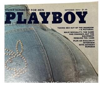 Eight (8) Vintage Playboy Magazines circa 1960's