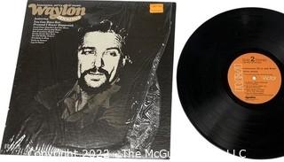 Vinyl Record Album: Waylon Jennings "Lonesome, On'ry & Mean" 1974 on RCA