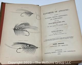 1853 "Hand-Book of Angling" - Third Edition (Fly tying, Fly Fishing, Salmon Fishing)