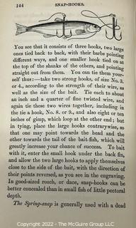 1853 "Hand-Book of Angling" - Third Edition (Fly tying, Fly Fishing, Salmon Fishing)