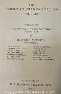 Books: (6) Books on Transportation, Geography, The Dollar, Applied Leadership and Firefights in Vietnam