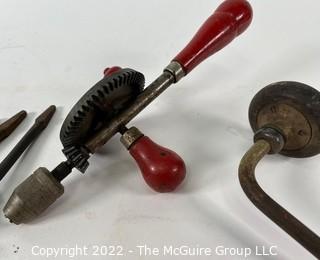 Hand Drill and Hand Brace Drill with Brace Drill Bits