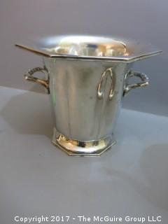 Collection of silverplate and pewter table ware