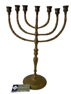 Brass Menorah 